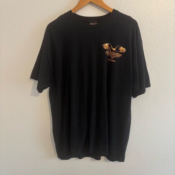 Harley-Davidson Las Vegas Cafe Eagle Graphic T-Shirt | Ride Hard Ride Easy XL - Picture 4 of 8